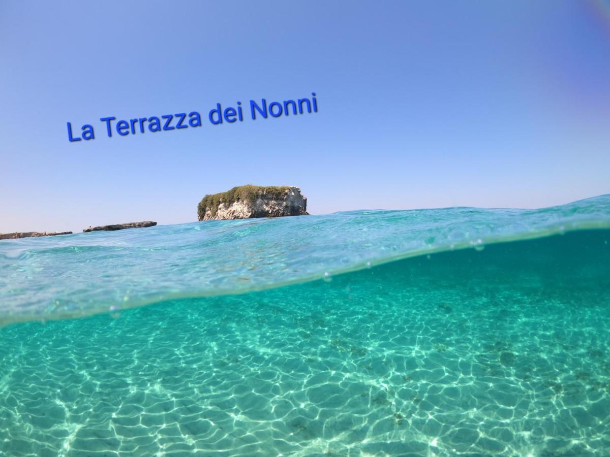 Apartamento La Terrazza Dei Nonni Torre Specchia Ruggeri Exterior foto