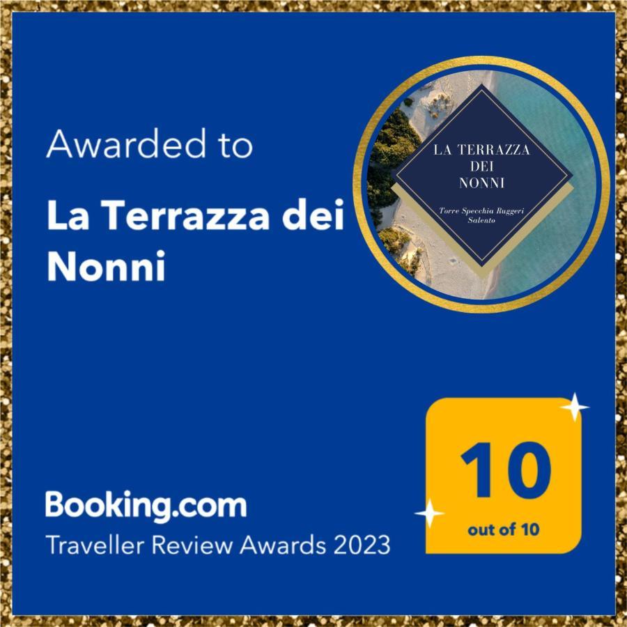 Apartamento La Terrazza Dei Nonni Torre Specchia Ruggeri Exterior foto