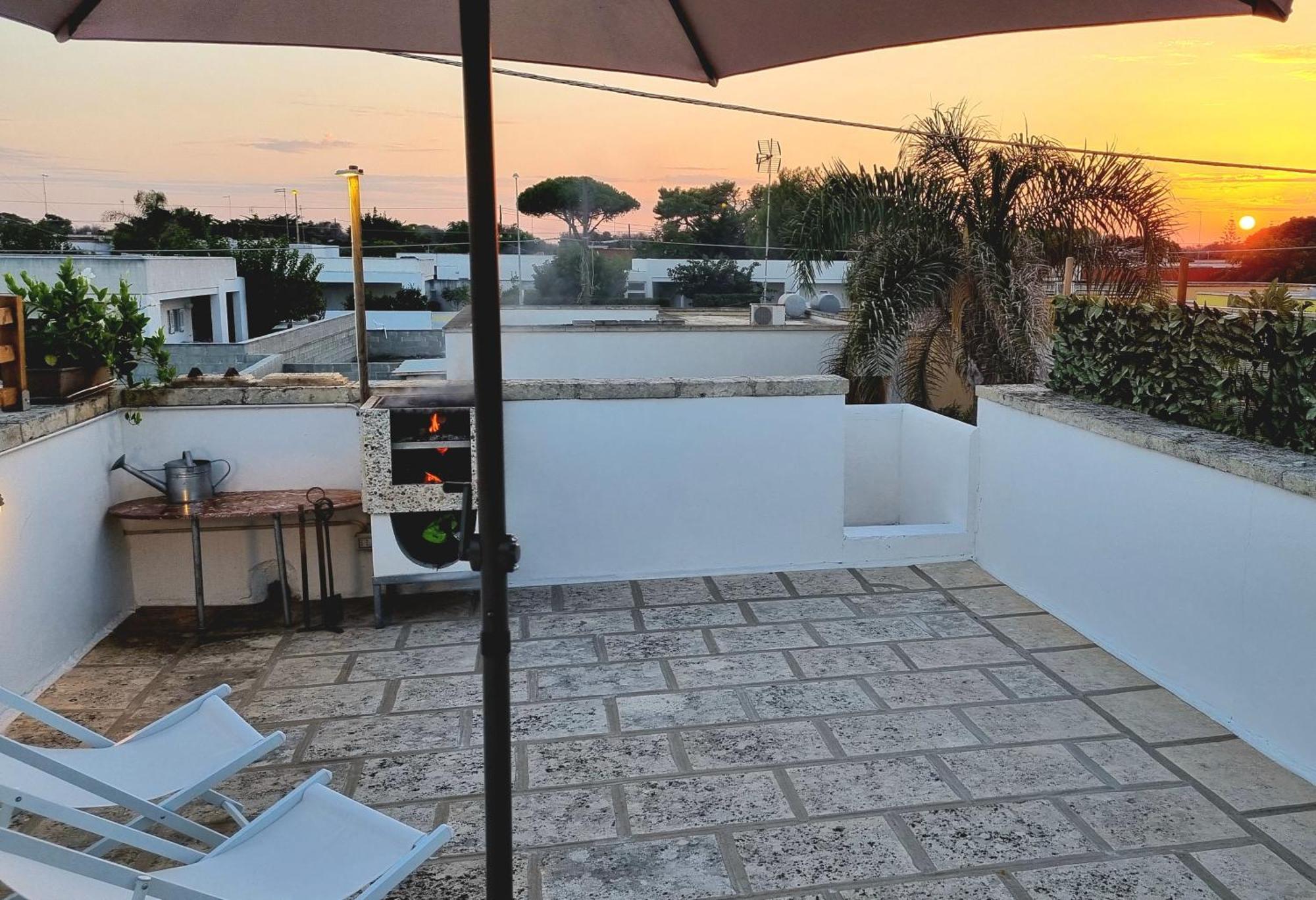 Apartamento La Terrazza Dei Nonni Torre Specchia Ruggeri Exterior foto