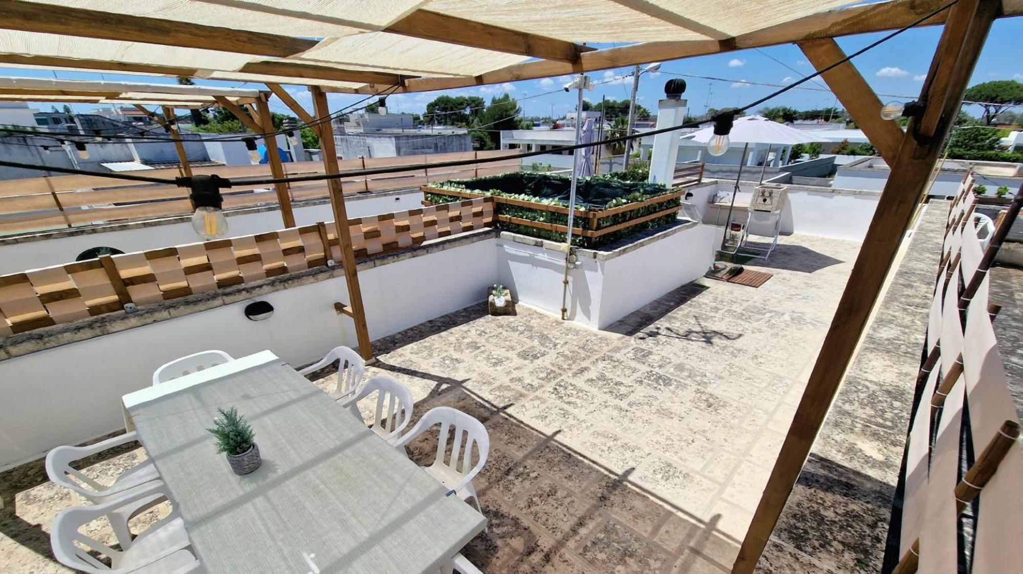 Apartamento La Terrazza Dei Nonni Torre Specchia Ruggeri Exterior foto